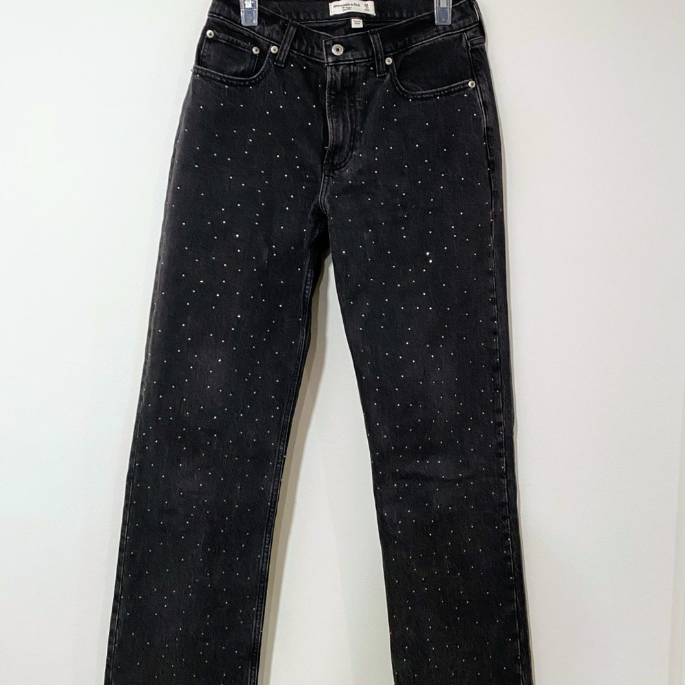Abercrombie & Fitch Gray Low Rise Jeans